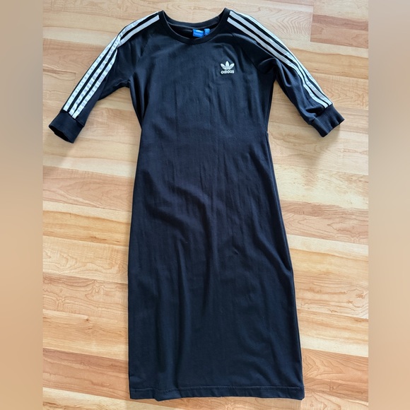 adidas Dresses & Skirts - ADIDAS MIDI dress, L, black